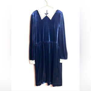 Reiss Riley Diamante Velour dress 11/12